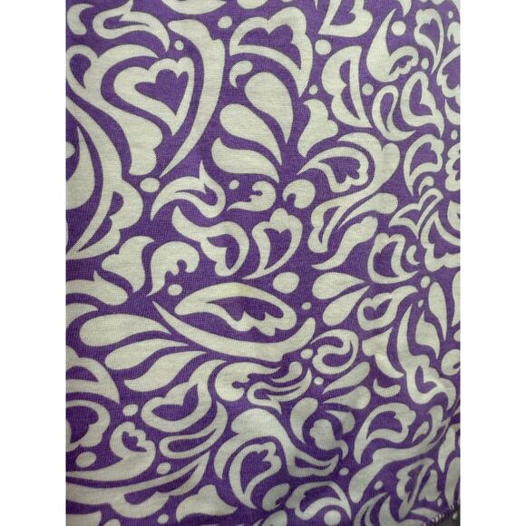 Hanna Andersson Purple Patterned Tank Dress Size 8 - Picture 2 of 4